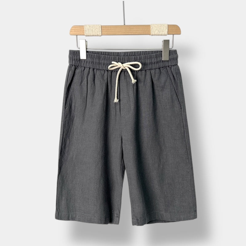 Men's Relaxed Fit Shorts Mid-Rise with Side Pockets