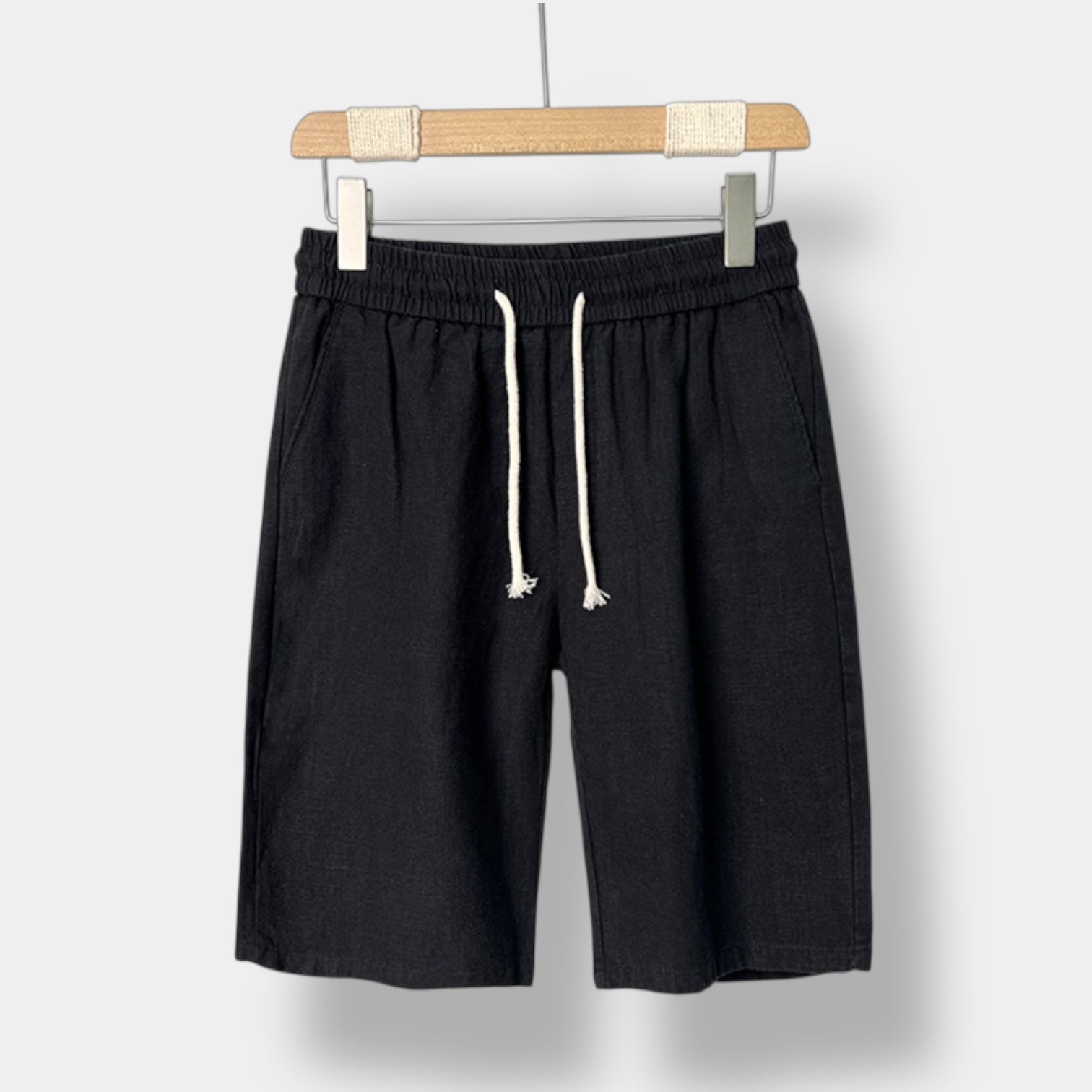 Men's Relaxed Fit Shorts Mid-Rise with Side Pockets