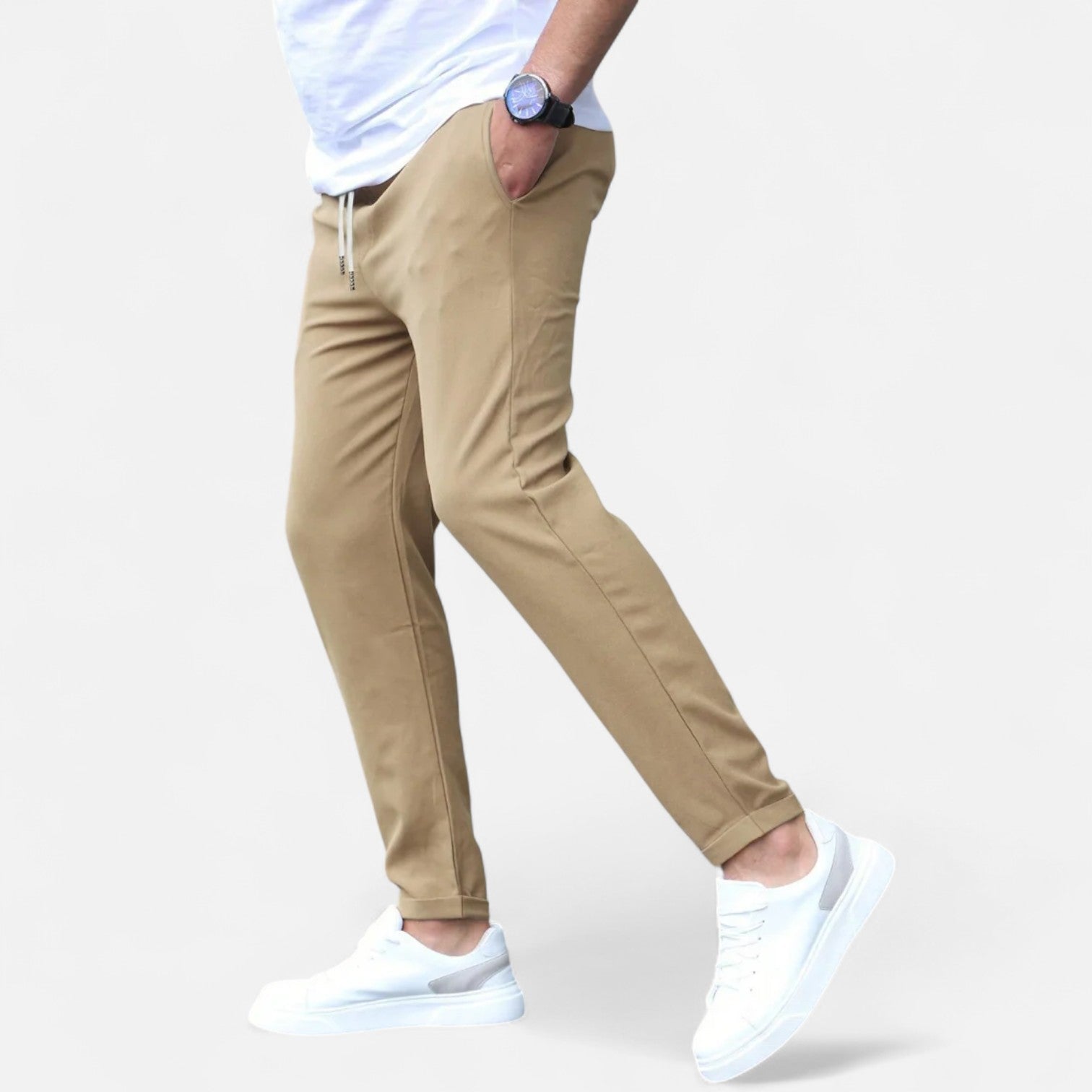 Men's Stretch Formal Trousers for Dynamic Comfort Smart Occasions