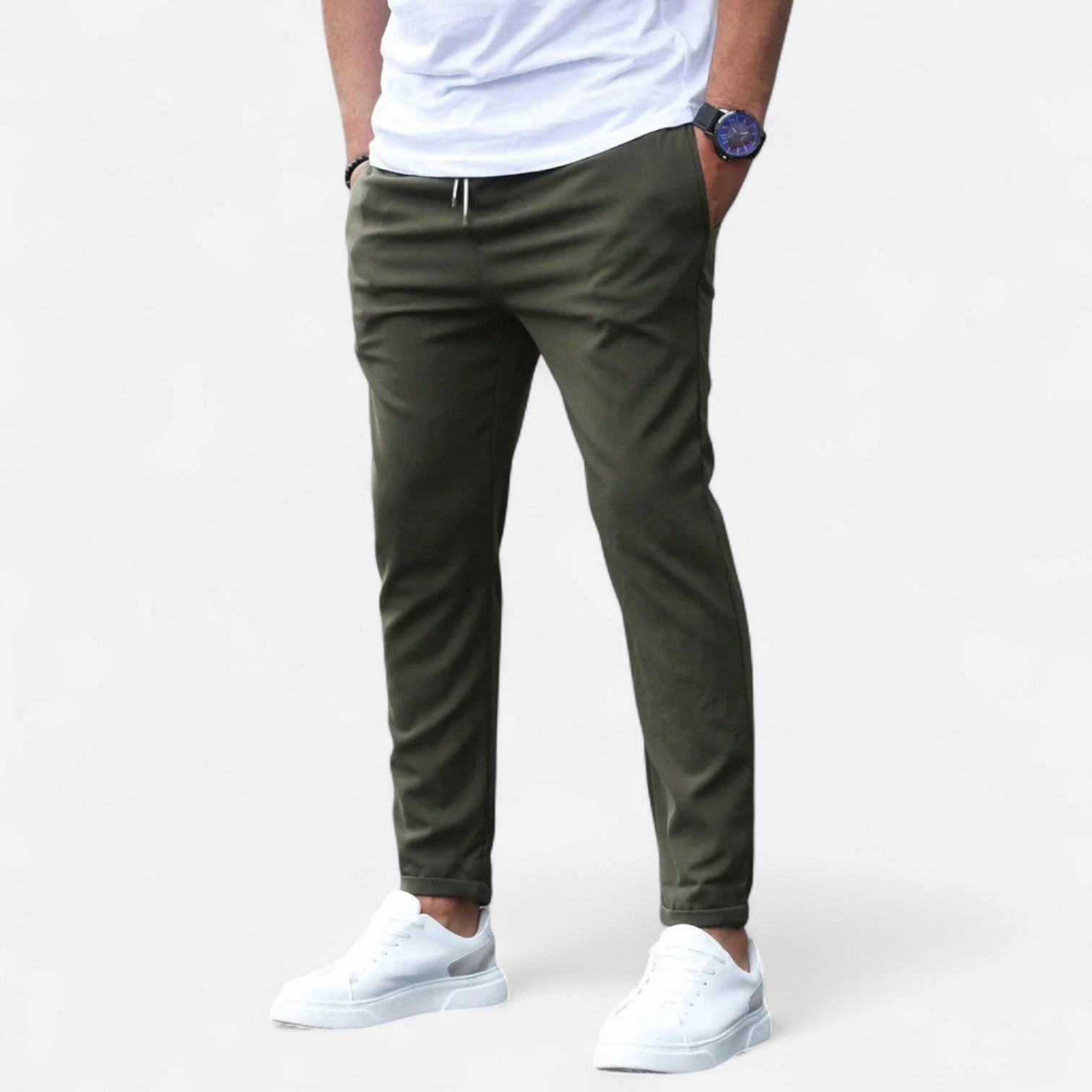 Men's Stretch Formal Trousers for Dynamic Comfort Smart Occasions