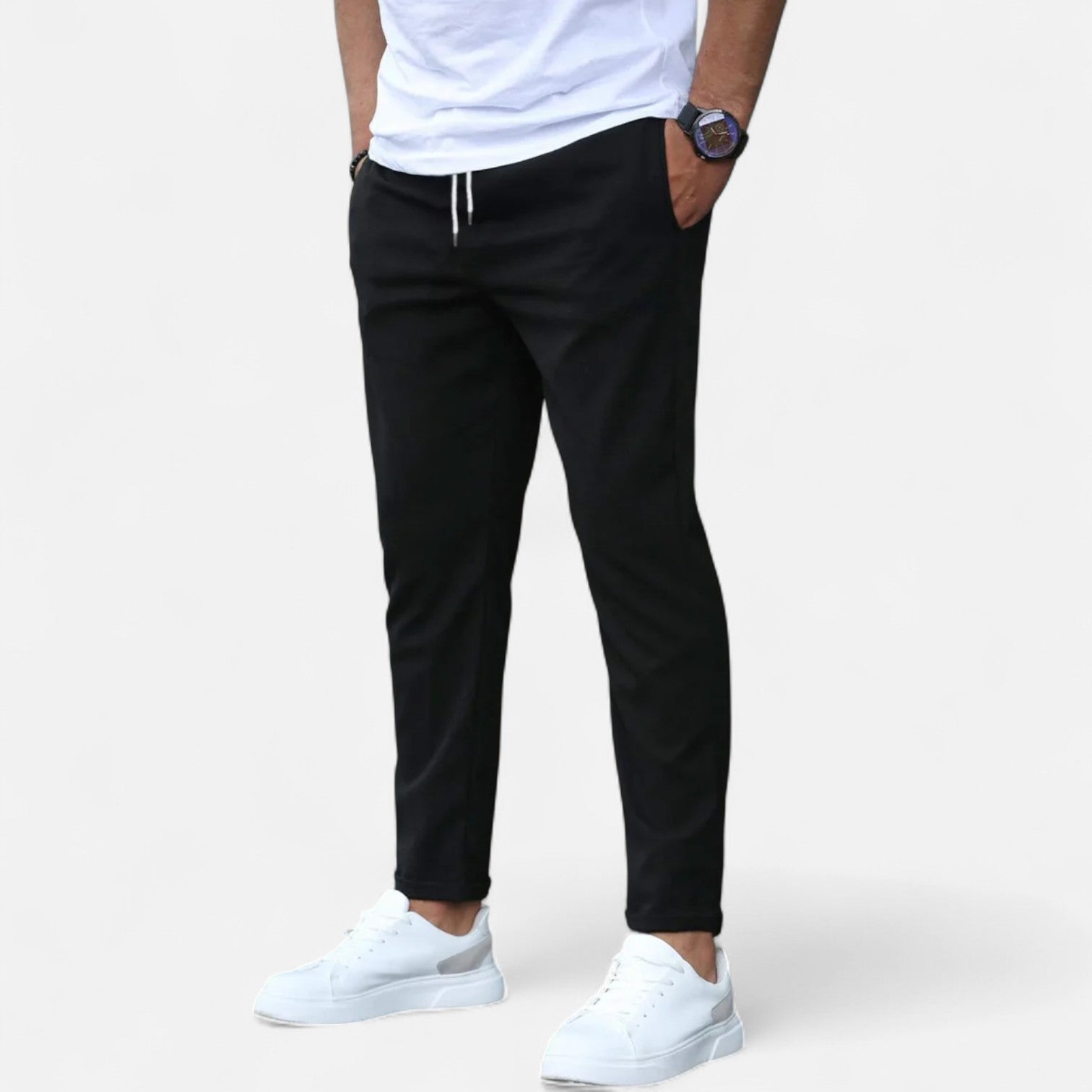 Men's Stretch Formal Trousers for Dynamic Comfort Smart Occasions
