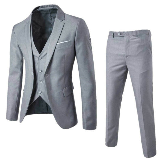Men's Two-Piece Suit Elegant Slim Fit Wedding and Formal Events