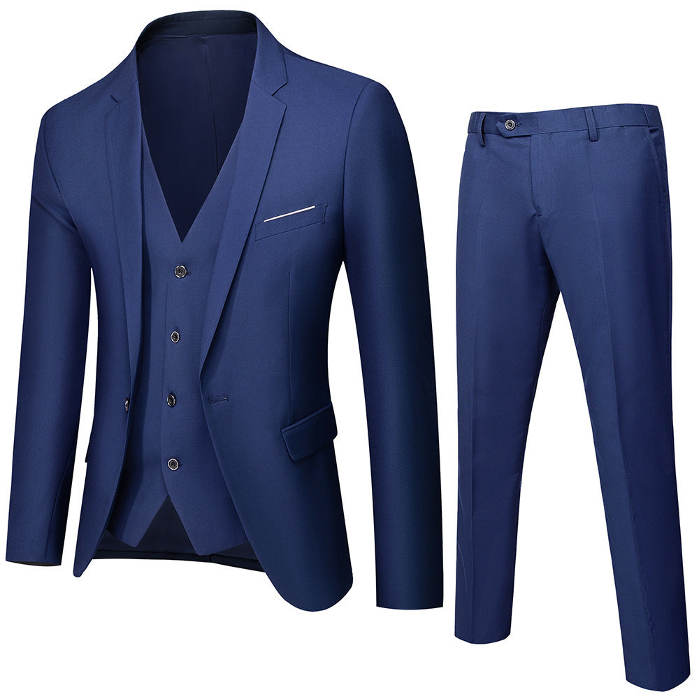 Men's Two-Piece Suit Elegant Slim Fit Wedding and Formal Events