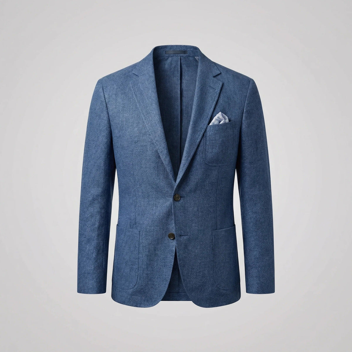 Men's Unstructured Linen Blazer Relaxed Fit Smart Casual Jacket