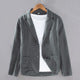 Men's Unstructured Linen Summer Suit Blazer Smart Casual