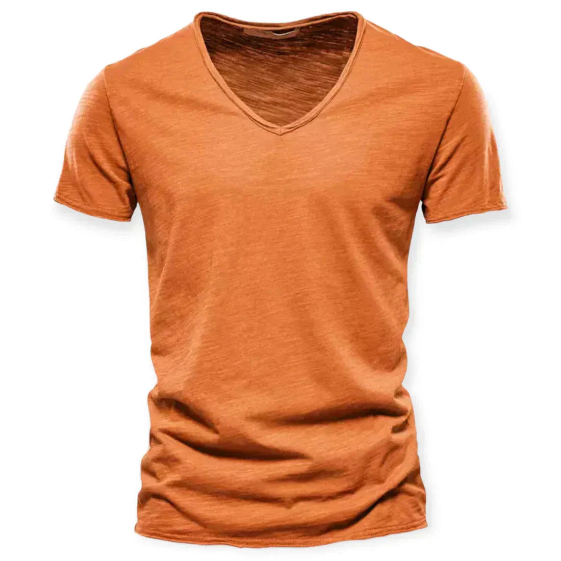 Men's V-Neck T-Shirt Lightweight Breathable Casual Everyday Top