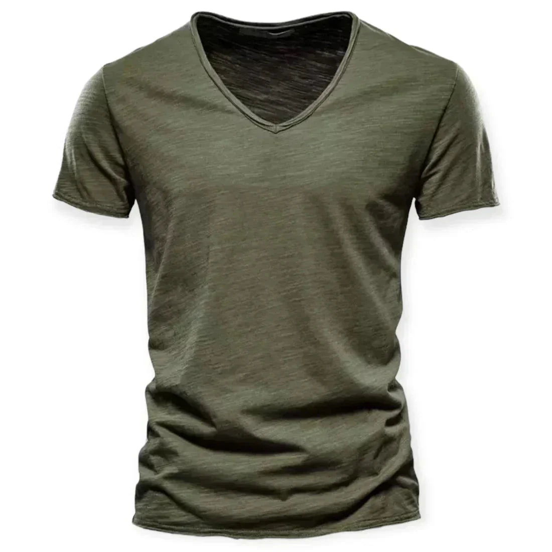 Men's V-Neck T-Shirt Lightweight Breathable Casual Everyday Top