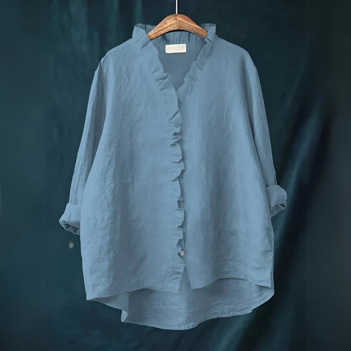 Women's Airy Lightweight Flowy Blouse Feminine Casual Summer Style