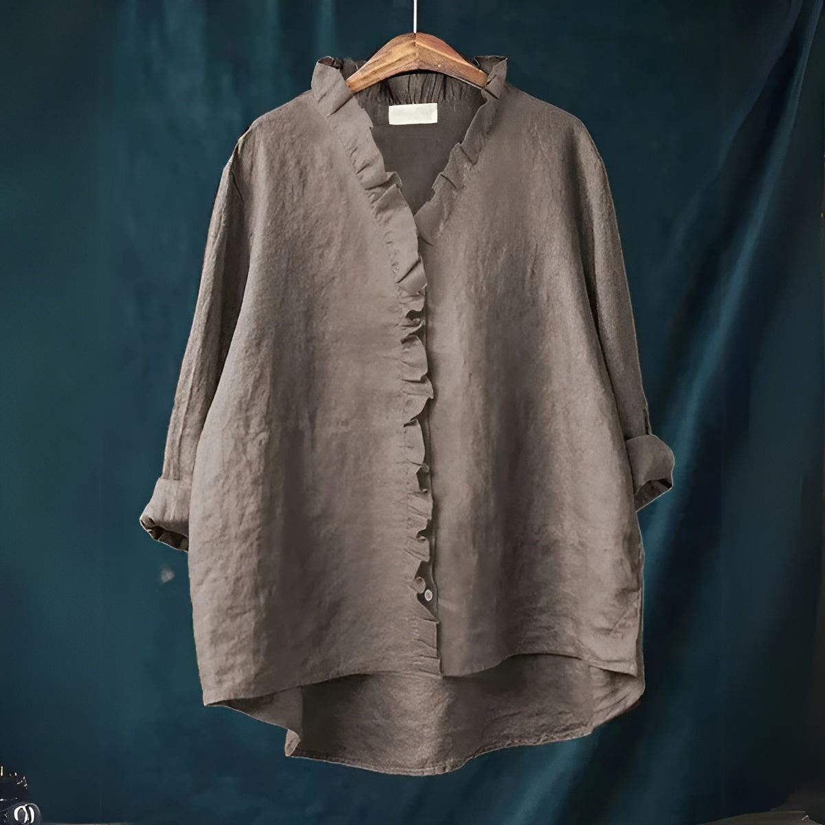 Women's Airy Lightweight Flowy Blouse Feminine Casual Summer Style