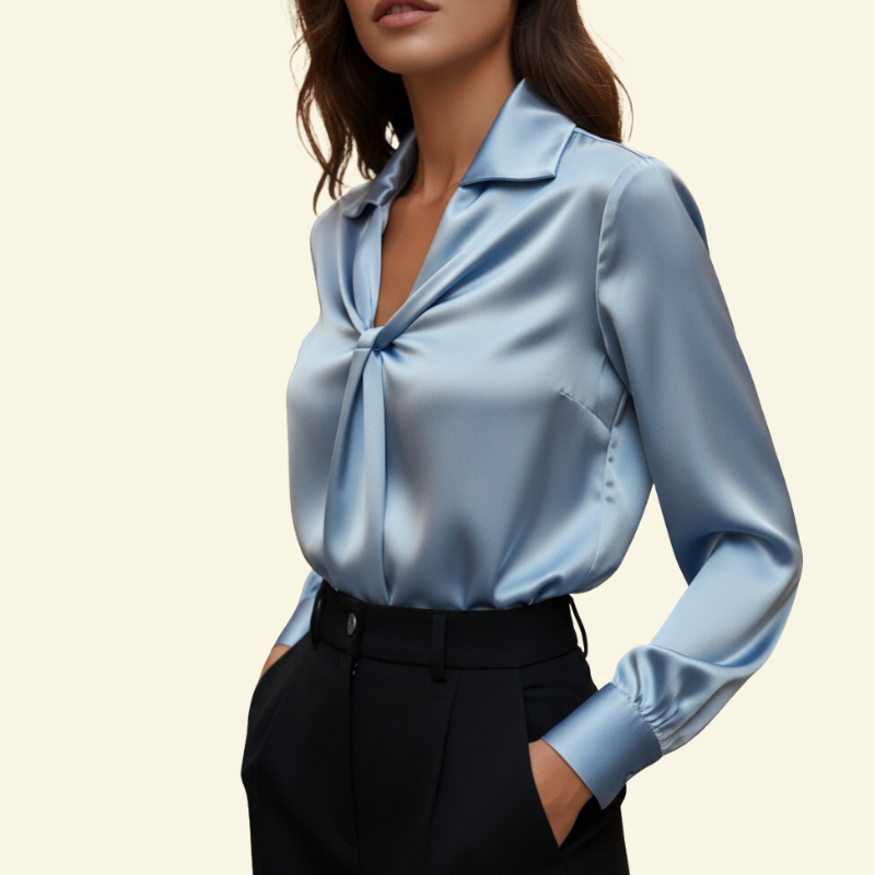 Women's Elegant Refined Blouse Sophisticated Feminine Timeless Style