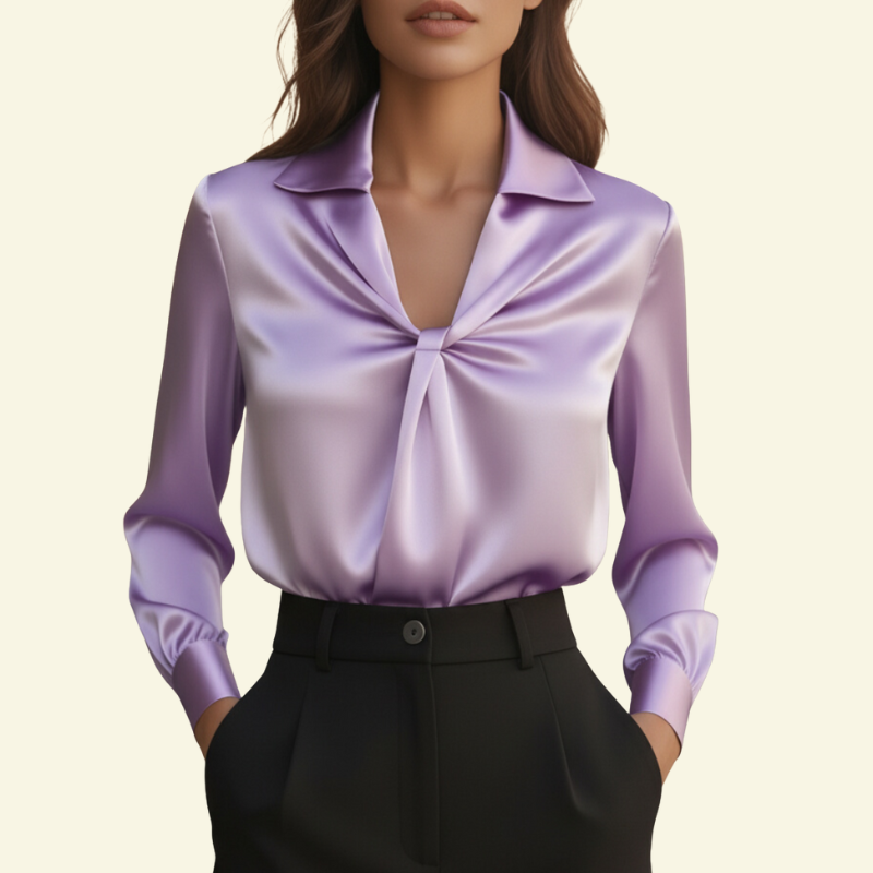 Women's Elegant Refined Blouse Sophisticated Feminine Timeless Style