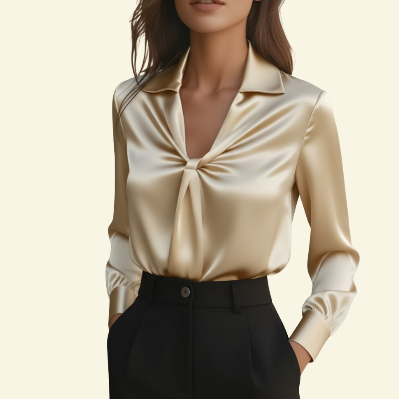 Women's Elegant Refined Blouse Sophisticated Feminine Timeless Style