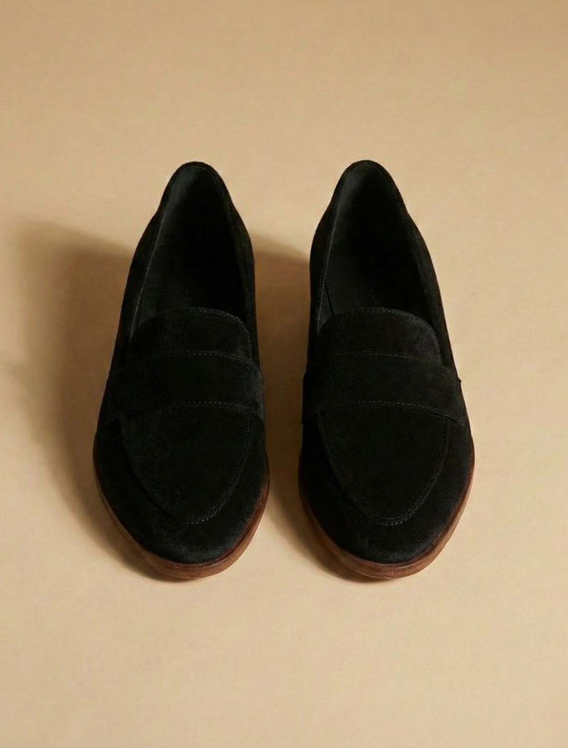 Women's Penny Loafers Rounded Toe Low Block Heel Slip On