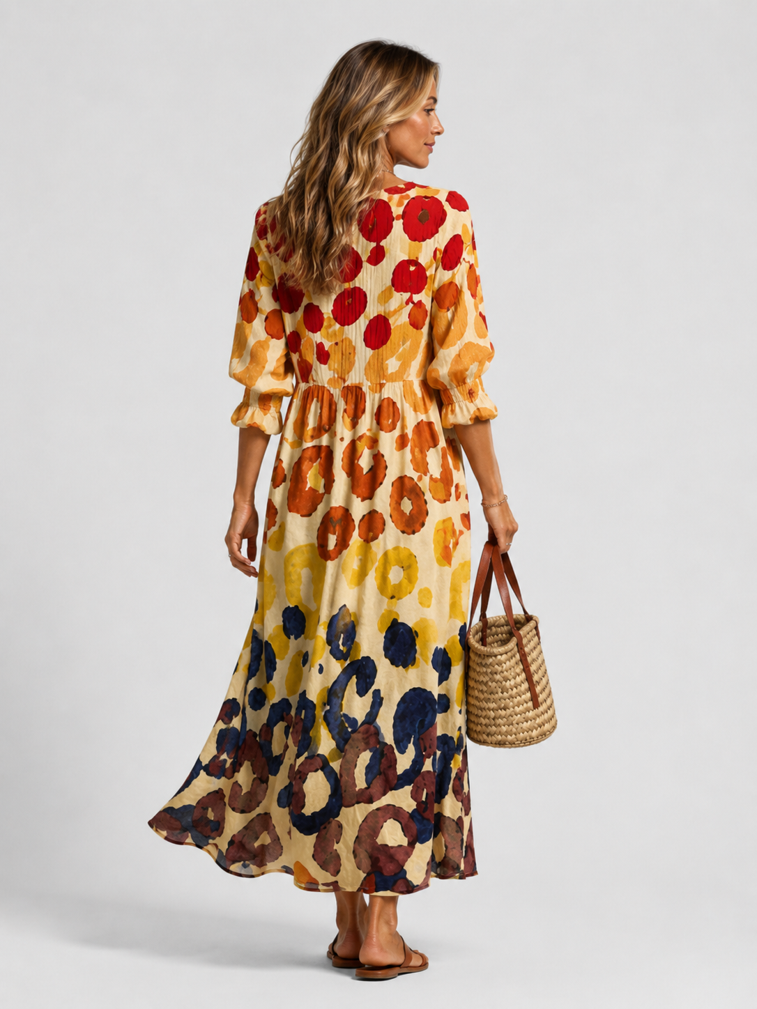 Women's Printed Shirt Dress Relaxed Flattering Fit